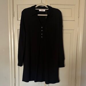 Krush Black Long Sleeve Dress